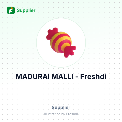 MADURAI MALLI – summary card, no photo uploaded yet