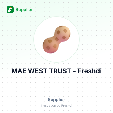 MAE WEST TRUST – summary card, no photo uploaded yet