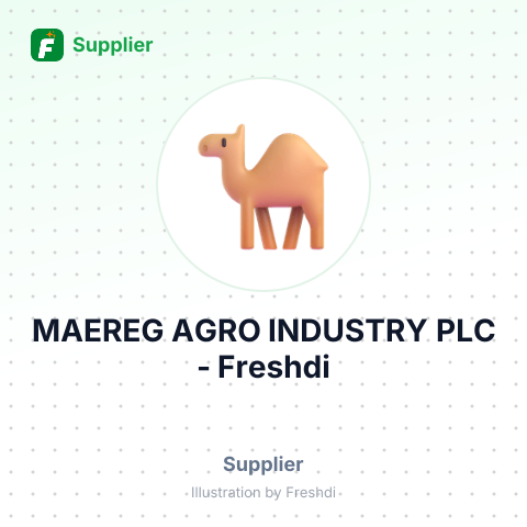 MAEREG AGRO INDUSTRY PLC – summary card, no photo uploaded yet