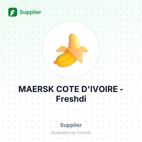 MAERSK COTE D'IVOIRE – summary card, no photo uploaded yet