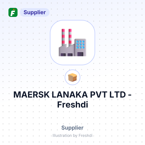 MAERSK LANAKA PVT LTD – summary card, no photo uploaded yet
