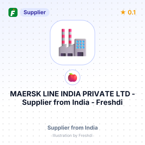 MAERSK LINE INDIA PRIVATE LTD – summary card, no photo uploaded yet