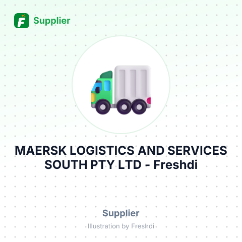 MAERSK LOGISTICS AND SERVICES SOUTH PTY LTD – summary card, no photo uploaded yet