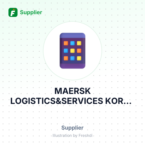 MAERSK LOGISTICS&SERVICES KOREA L – summary card, no photo uploaded yet