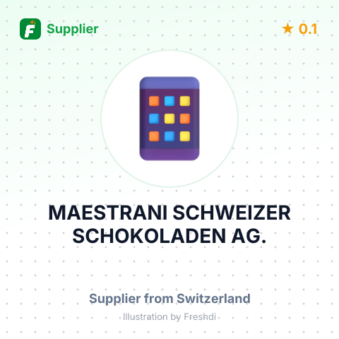 MAESTRANI SCHWEIZER SCHOKOLADEN AG. – summary card, no photo uploaded yet