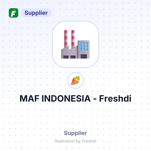 MAF INDONESIA – summary card, no photo uploaded yet