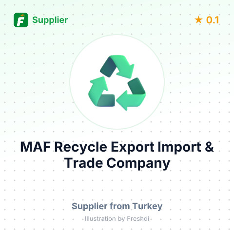 MAF Recycle Export Import & Trade Company  – summary card, no photo uploaded yet