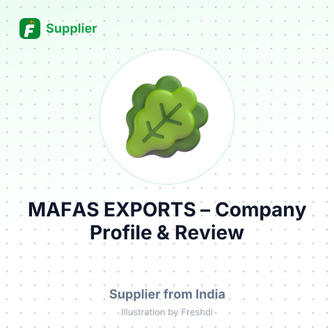 MAFAS EXPORTS – summary card, no photo uploaded yet