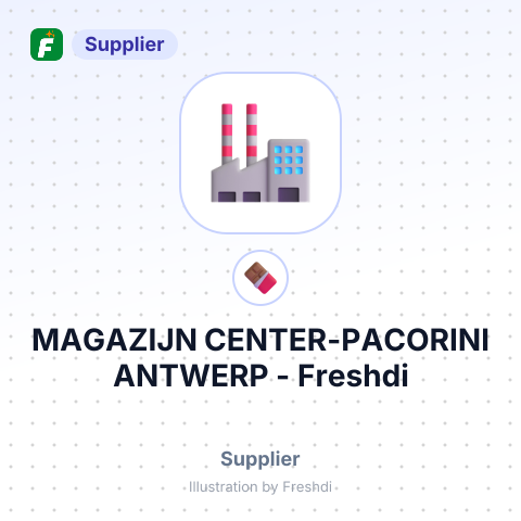 MAGAZIJN CENTER-PACORINI ANTWERP – summary card, no photo uploaded yet