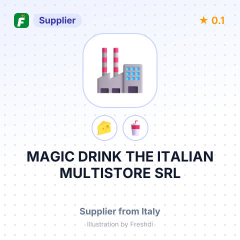 MAGIC DRINK THE ITALIAN MULTISTORE SRL – summary card, no photo uploaded yet