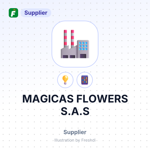 MAGICAS FLOWERS S.A.S – summary card, no photo uploaded yet