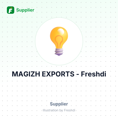 MAGIZH EXPORTS – summary card, no photo uploaded yet