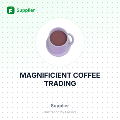 MAGNIFICIENT COFFEE TRADING – summary card, no photo uploaded yet