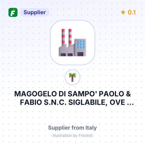 MAGOGELO DI SAMPO' PAOLO & FABIO S.N.C. SIGLABILE, OVE CONSENTITO, MAGOGEL – summary card, no photo uploaded yet