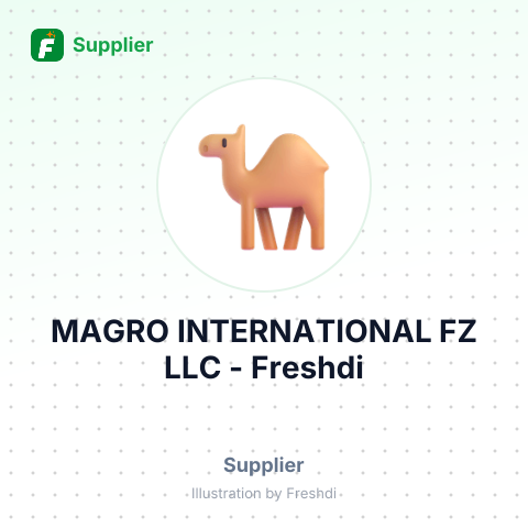 MAGRO INTERNATIONAL FZ LLC – summary card, no photo uploaded yet