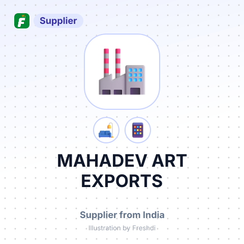 MAHADEV ART EXPORTS – summary card, no photo uploaded yet