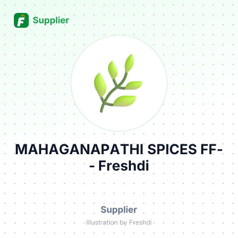 MAHAGANAPATHI SPICES FF- – summary card, no photo uploaded yet