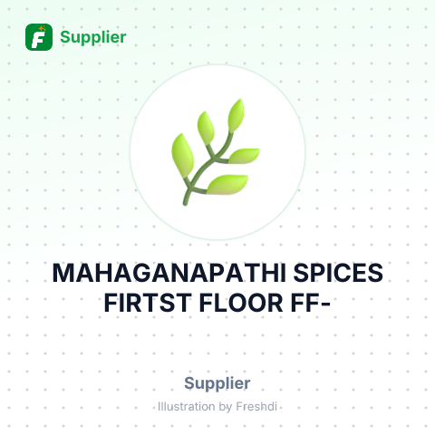 MAHAGANAPATHI SPICES FIRTST FLOOR FF- – summary card, no photo uploaded yet