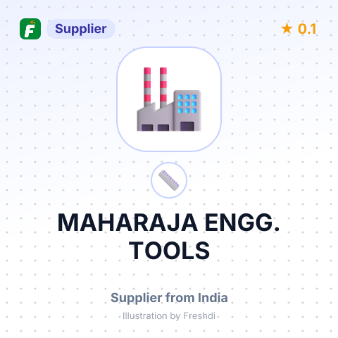 MAHARAJA ENGG. TOOLS – summary card, no photo uploaded yet