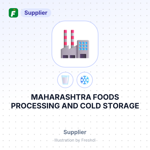 MAHARASHTRA FOODS PROCESSING AND COLD STORAGE – summary card, no photo uploaded yet