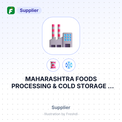 MAHARASHTRA FOODS PROCESSING & COLD STORAGE – summary card, no photo uploaded yet