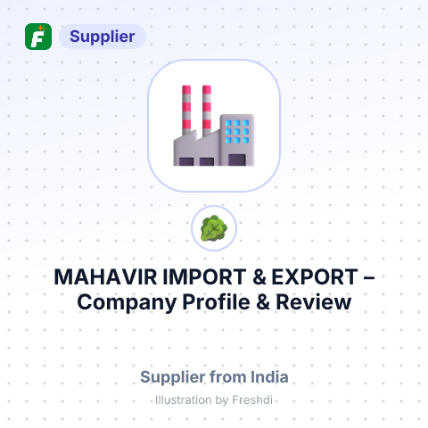 MAHAVIR IMPORT & EXPORT – summary card, no photo uploaded yet