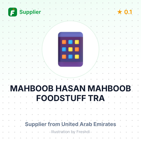 MAHBOOB HASAN MAHBOOB FOODSTUFF TRA – summary card, no photo uploaded yet