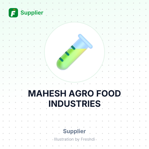 MAHESH AGRO FOOD INDUSTRIES – summary card, no photo uploaded yet