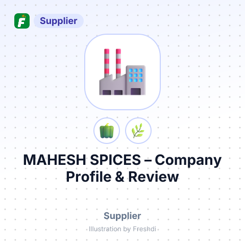 MAHESH SPICES – summary card, no photo uploaded yet