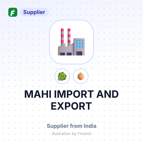 MAHI IMPORT AND EXPORT – summary card, no photo uploaded yet