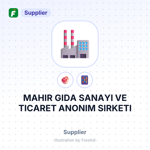 MAHIR GIDA SANAYI VE TICARET ANONIM SIRKETI – summary card, no photo uploaded yet