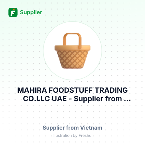 MAHIRA FOODSTUFF TRADING CO.LLC UAE – summary card, no photo uploaded yet
