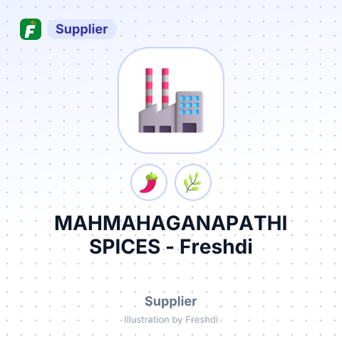 MAHMAHAGANAPATHI SPICES – summary card, no photo uploaded yet