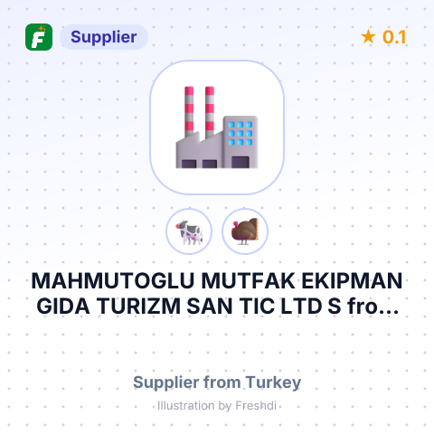 MAHMUTOGLU MUTFAK EKIPMAN GIDA TURIZM SAN TIC LTD S – summary card, no photo uploaded yet