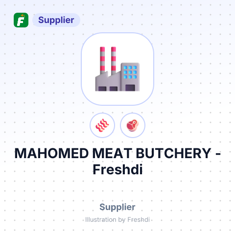 MAHOMED MEAT BUTCHERY – summary card, no photo uploaded yet