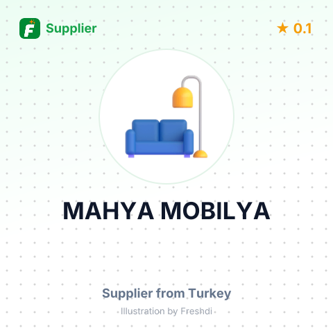 MAHYA MOBILYA – summary card, no photo uploaded yet