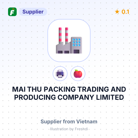MAI THU PACKING TRADING AND PRODUCING COMPANY LIMITED – summary card, no photo uploaded yet