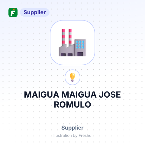 MAIGUA MAIGUA JOSE ROMULO – summary card, no photo uploaded yet
