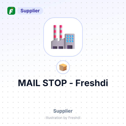 MAIL STOP – summary card, no photo uploaded yet