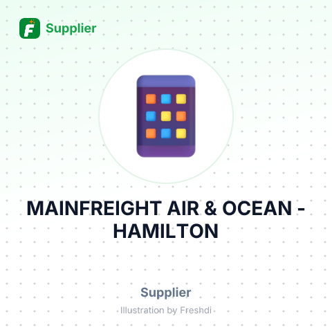 MAINFREIGHT AIR & OCEAN - HAMILTON – summary card, no photo uploaded yet