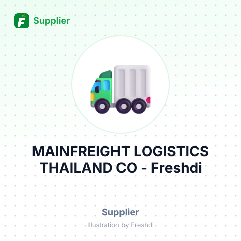 MAINFREIGHT LOGISTICS THAILAND CO – summary card, no photo uploaded yet