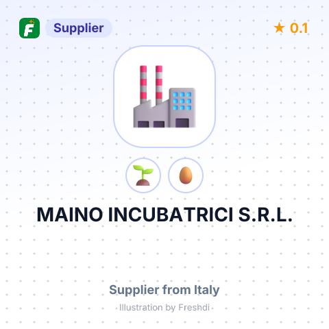 MAINO INCUBATRICI S.R.L. – summary card, no photo uploaded yet