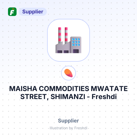 MAISHA COMMODITIES MWATATE STREET, SHIMANZI – summary card, no photo uploaded yet