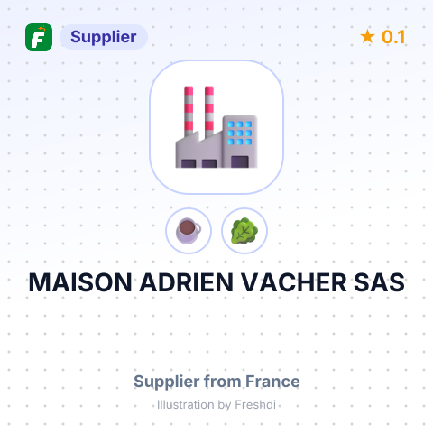 MAISON ADRIEN VACHER SAS – summary card, no photo uploaded yet