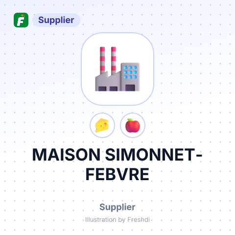 MAISON SIMONNET-FEBVRE – summary card, no photo uploaded yet