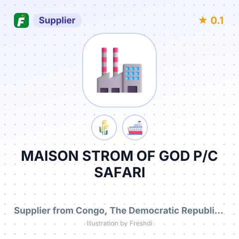 MAISON STROM OF GOD P/C SAFARI – summary card, no photo uploaded yet