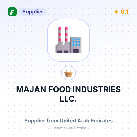 MAJAN FOOD INDUSTRIES LLC. – summary card, no photo uploaded yet