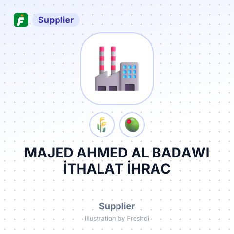 MAJED AHMED AL BADAWI İTHALAT İHRAC – summary card, no photo uploaded yet