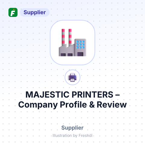 MAJESTIC PRINTERS – summary card, no photo uploaded yet