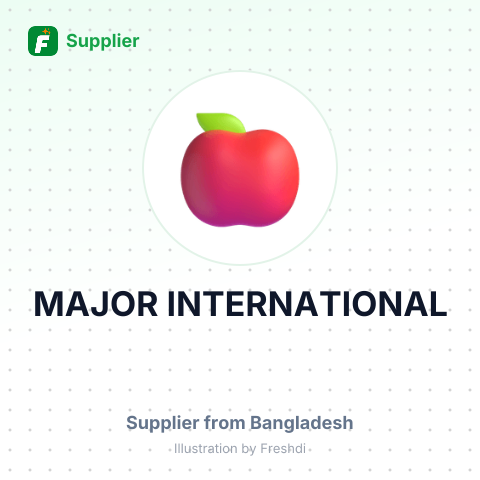MAJOR INTERNATIONAL – summary card, no photo uploaded yet